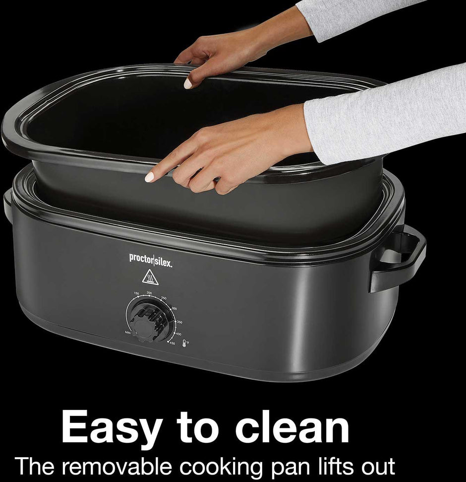 Proctor Silex Commercial - 18 Qt Black Electric Roaster Oven - 32200