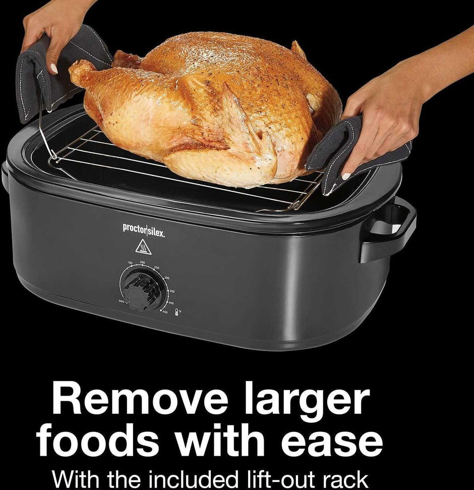Proctor Silex Commercial - 18 Qt Black Electric Roaster Oven - 32200
