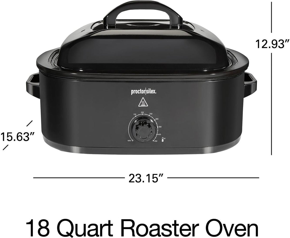 Proctor Silex Commercial - 18 Qt Black Electric Roaster Oven - 32200
