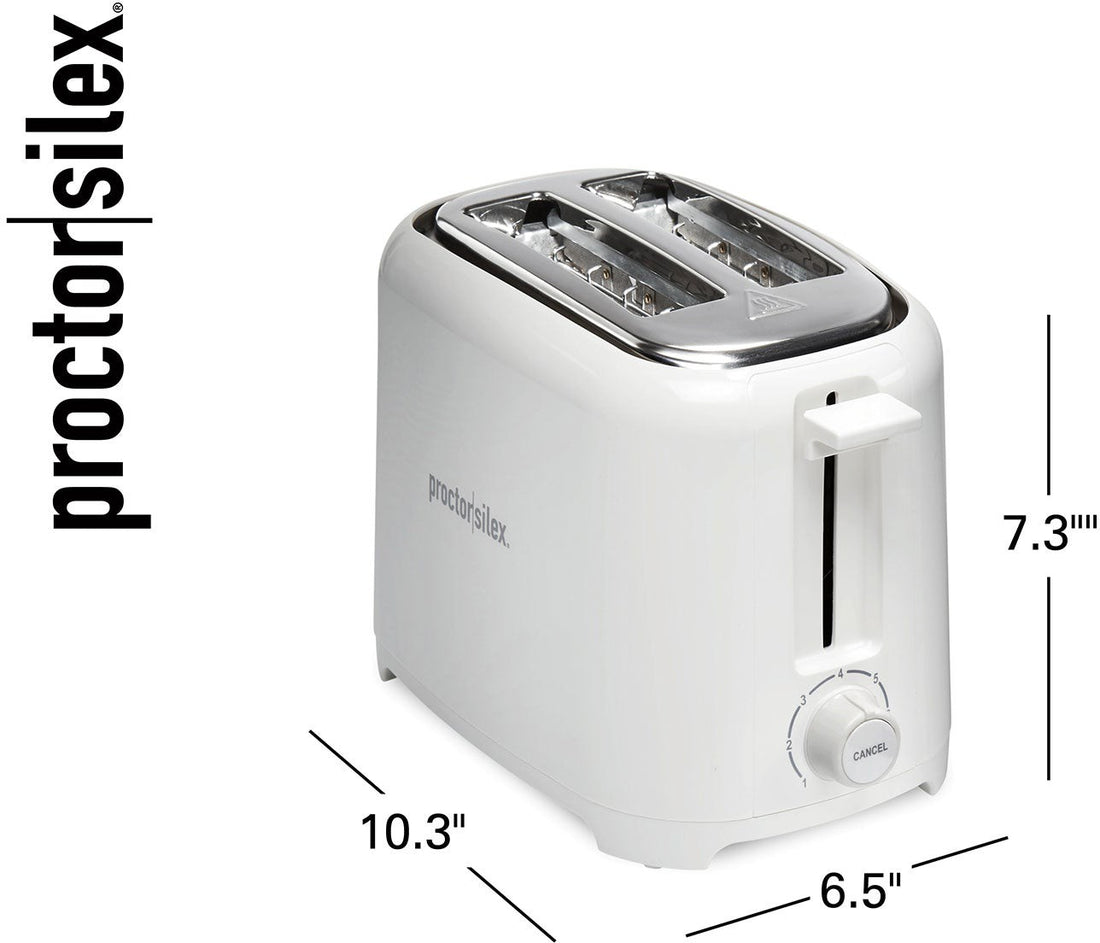 Proctor Silex Commercial - 2 Slice Extra Wide Slot Toaster White - 22216G