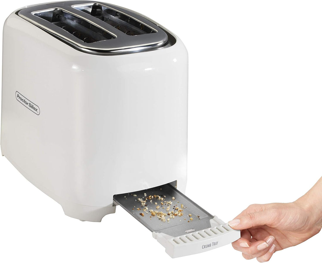 Proctor Silex Commercial - 2 Slice Extra Wide Slot Toaster with Toast Boost White - 22216PS