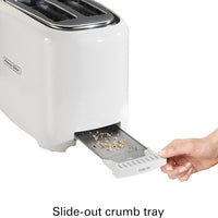 Proctor Silex Commercial - 2 Slice Extra Wide Slot Toaster with Toast Boost White - 22216PS