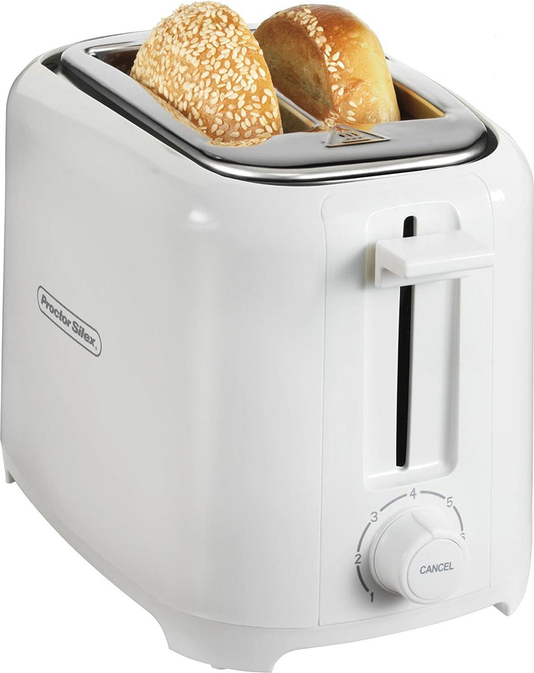 Proctor Silex Commercial - 2 Slice Extra Wide Slot Toaster with Toast Boost White - 22216PS