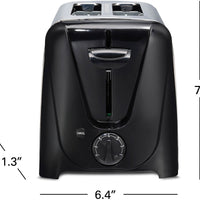 Proctor Silex Commercial - 2 Slice Metal Toaster Black - 22304G