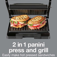 Proctor Silex Commercial - 2-in-1 Panini Press & Compact Grill - 25440PSC