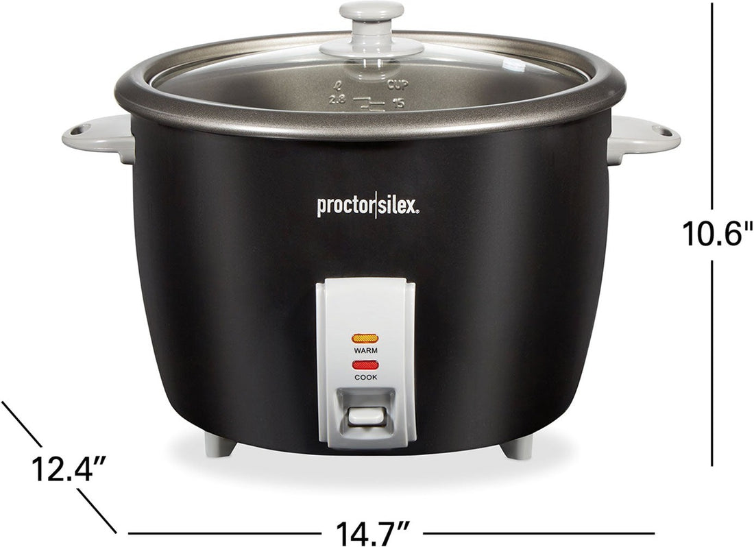 Proctor Silex Commercial - 30 Cup Rice Cooker & Food Steamer - 37555