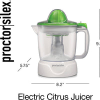 Proctor Silex Commercial - 34 Oz Pitcher White Electric Citrus Juicer - 66337
