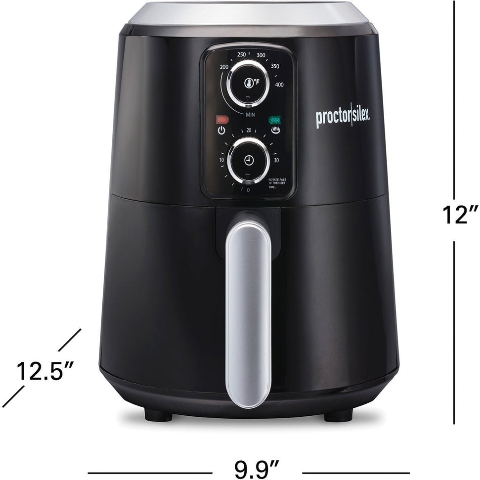 Proctor Silex Commercial - 3.7 QT Black Air Fryer Oven - 35056