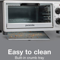 Proctor Silex Commercial - 4 Slice Toaster Oven Multi-Function Broiler - 31260G