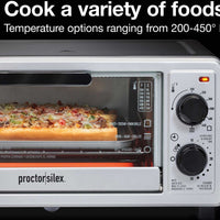 Proctor Silex Commercial - 4 Slice Toaster Oven Multi-Function Broiler - 31260G