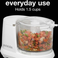 Proctor Silex Commercial - 4.7", 1.5 Cup Food Chopper White - 72500PS