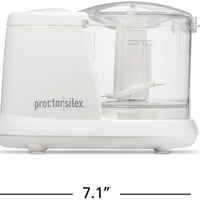 Proctor Silex Commercial - 4.7", 1.5 Cup Food Chopper White - 72500PS
