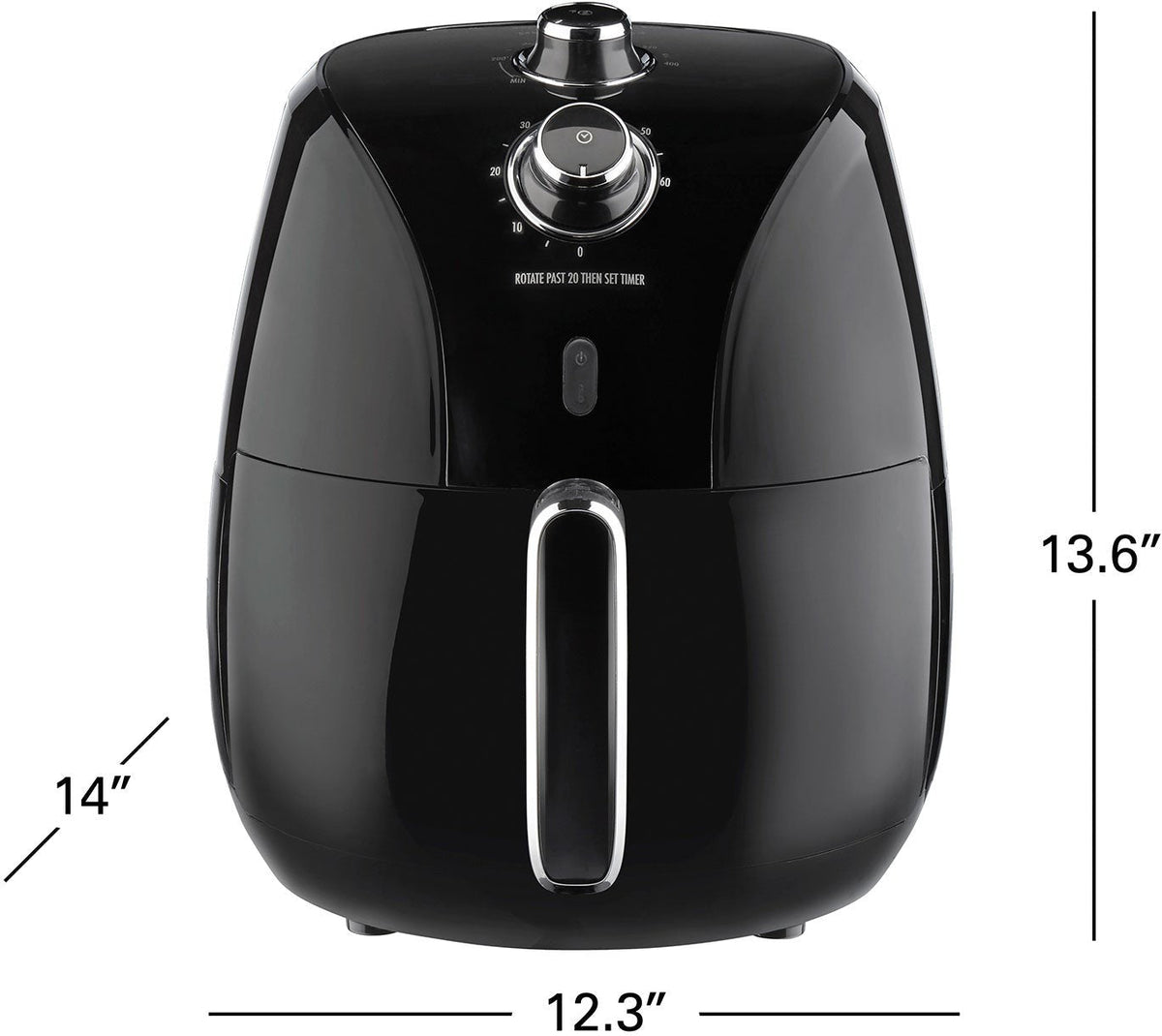Proctor Silex Commercial - 5.8 QT Black Air Fryer Oven - 35060