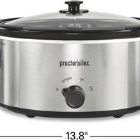Proctor Silex Commercial - 6 QT Double Dish Slow Cooker - 33563