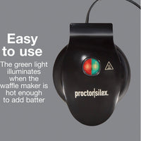Proctor Silex Commercial - Black Petite Waffle Maker - 26100