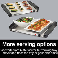 Proctor Silex Commercial - Double Buffet Server With Domed Lids - 34320