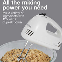 Proctor Silex Commercial - Easy Mix 5 Speed White Hand Mixer - 62515PS