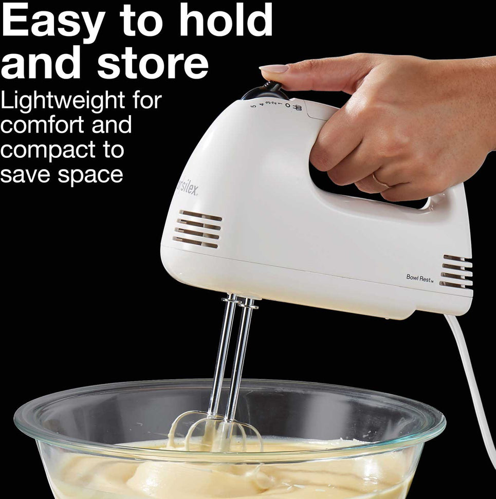 Proctor Silex Commercial - Easy Mix 5 Speed White Hand Mixer - 62515PS