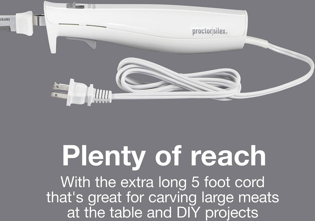 Proctor Silex Commercial - Electric Knife With Stainless Steel Reciprocating Blades - 74312G