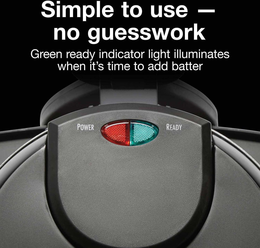 Proctor Silex Commercial - Flip Belgian Waffle Maker with Non Stick Plates - 26090PS