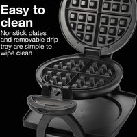 Proctor Silex Commercial - Flip Belgian Waffle Maker with Non Stick Plates - 26090PS