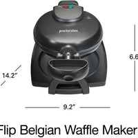Proctor Silex Commercial - Flip Belgian Waffle Maker with Non Stick Plates - 26090PS