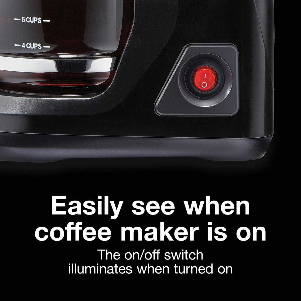 Proctor Silex Commercial - FrontFill Compact 12 Cup Black Coffee Maker - 43680PS