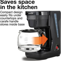 Proctor Silex Commercial - FrontFill Compact 12 Cup Coffee Maker - 43680G