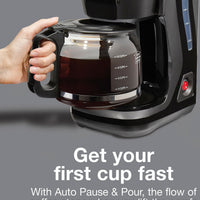 Proctor Silex Commercial - FrontFill Compact 12 Cup Coffee Maker - 43680G