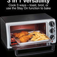 Proctor Silex Commercial - Modern 4 Slice Toaster Oven - 31122PS