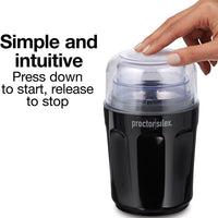 Proctor Silex Commercial - Sound Shield Coffee Grinder Black - 80402