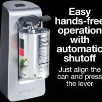 Proctor Silex Commercial - SureCut Electric Automatic Can Opener with Stainless Steel Blade - 75225