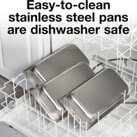 Proctor Silex Commercial - Triple Buffet Server With Domed Lids - 34300RG