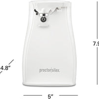 Proctor Silex Commercial - White Tall Power Can Opener - 75224G