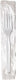 R J Schinner - White Empress Medium Wrapped Fork, 1000/Cs - EMPE178001