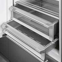 Smeg - 36" Panel Ready Built-In Fridge with Convertible Freezer, Left Hinge - RBMU36L