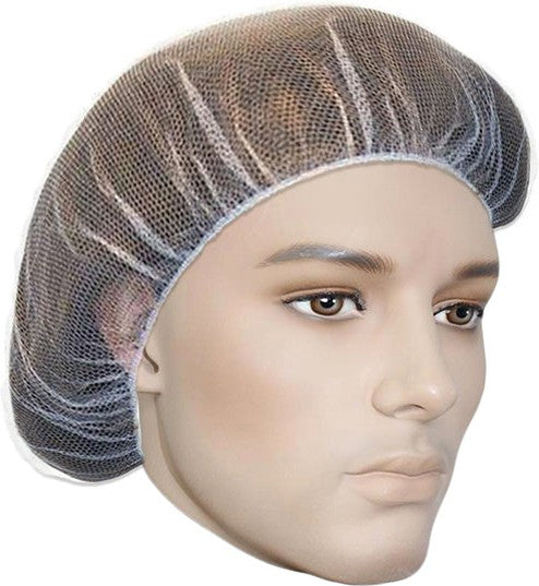 RONCO - 24" White Nylon Mesh Hairnets - 1819