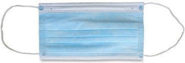 RONCO - Blue Pro-Tec Disposable Pleated Face Mask with Earloops, 50/bx - 5614