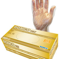 RONCO - Large Polyethylene Powder-Free Deli Gloves, 500/bx - 143