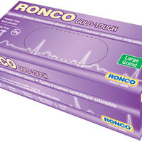 RONCO - Large Tan Synthetic Stretch Powder-Free Gloves, 100/bx - 1649