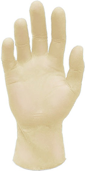 RONCO - Medium Tan Latex Powder-Free Exam Gloves, 100/Bx - 839