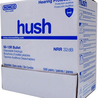 RONCO - Single Use Earplugs Polyurethane Foam, 200/Bx - 50-13R