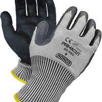 RONCO - Small Black & Grey Polyurethane Knitwrist Cuff Defensor Gloves - 69-580-07 (Special Order Item)