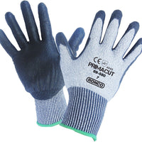 RONCO - Small Black & Grey Polyurethane Knitwrist Cuff Defensor Gloves - 69-580-07 (Special Order Item)