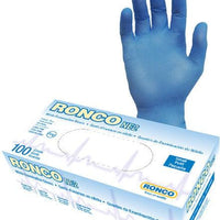 RONCO - Small Blue Nitrile Powder-Free Gloves, 100/bx - 945S