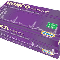 RONCO - Small Dark Blue Nitrile Powder-Free Blurite Plus Gloves, 100/bx - 966 (Special Order Item)