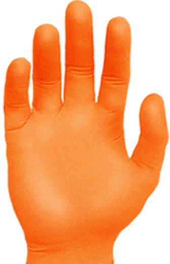 RONCO - Small Orange Nitrile Powder-Free Examination Gloves, 1000/Cs - 948S