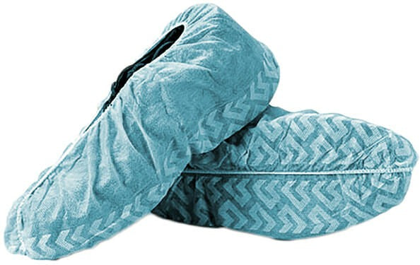 RONCO - X-Large Blue Non-woven Polypropylene Shoe Covers, 100/Bx - 1946B