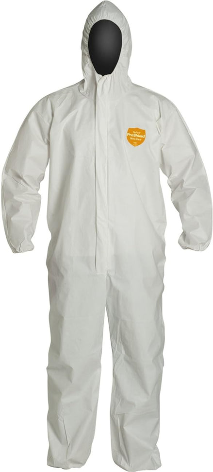 RONCO - X-Large White ProShield NexGen Protective Coverall, 50/Cs - DP-NG127S-XL