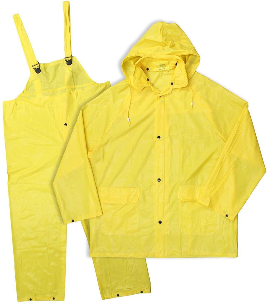 Ralston CanSafe - 3-Piece Yellow PVC Rainsuit - Large Size, 10 Units/Case (1220/2XL) -TSZW335PPLG
